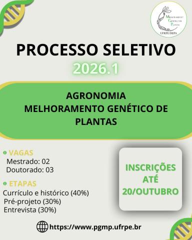 Inscrições em https://sigs.ufrpe.br/sigaa/public/servicos_digitais/processo_seletivo/area_do_candidato/login.jsf?servico=inscricao-processo-seletivo-stricto-sensu&redirect=/public/servicos_digitais/processo_seletivo/lista.jsf?nivel=S